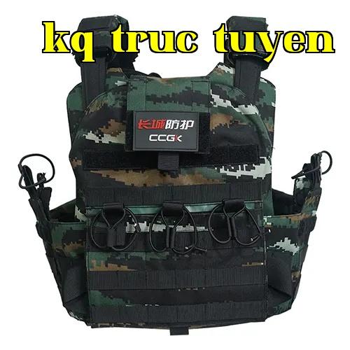 Áo khoác kiểu JPC vải sọc hổ nâu nhanh chóng tháo lắp một nút