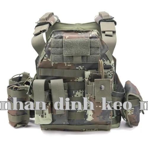 Áo khoác J19061 chống đạn kiểu JPC một nút bấm
